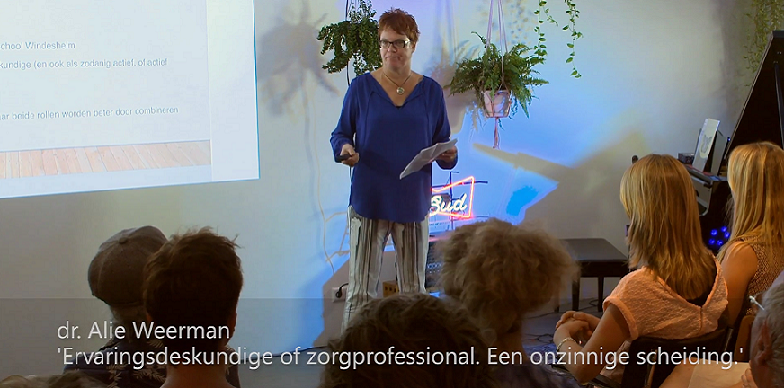 Lezing Ervaringsdeskundigheid door dr. Alie Weerman