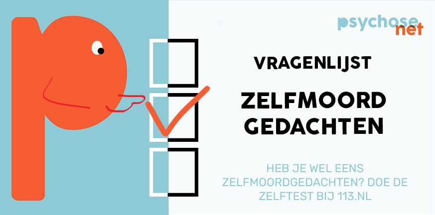 Voel jij je somber, angstig of depressief? Heb je Zelfmoordgedachten? Test jezelf bij 113 Zelfmoordpreventie.