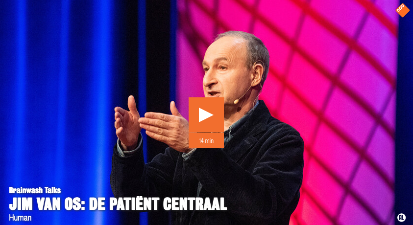 Brainwash talk Jim van Os: De patiënt centraal