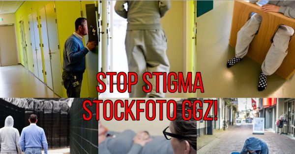 stop stigma stockfoto ggz