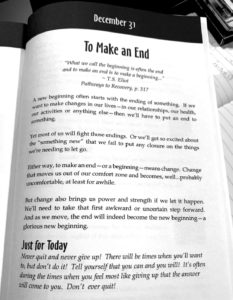 to make an end