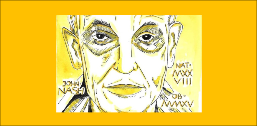 Wat is het verhaal achter de wiskundige John Nash? Lotje schrijft: "Ondanks (of dankzij?) zijn psychosegevoeligheid won hij de Nobelprijs."