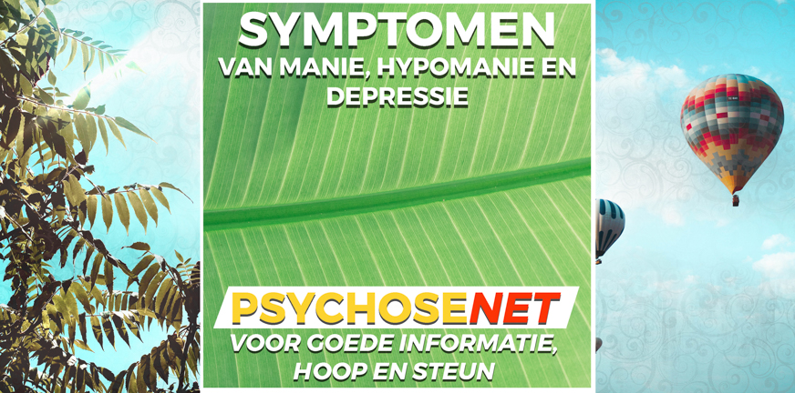 Pagina Symptomen van manie, hypomanie en depressie