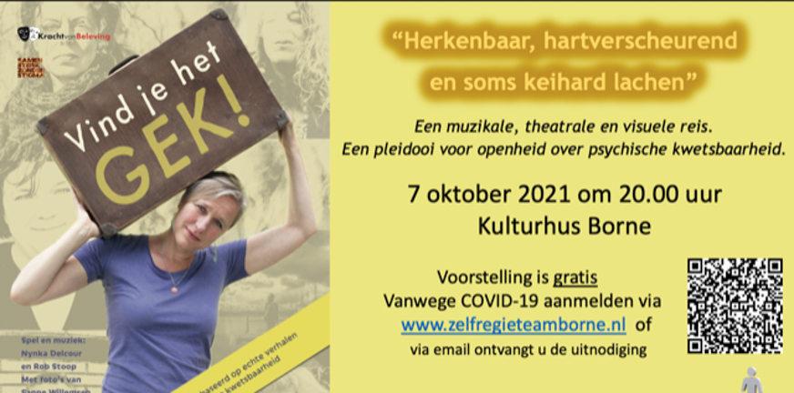 Agenda Voorstelling vind je het gek
