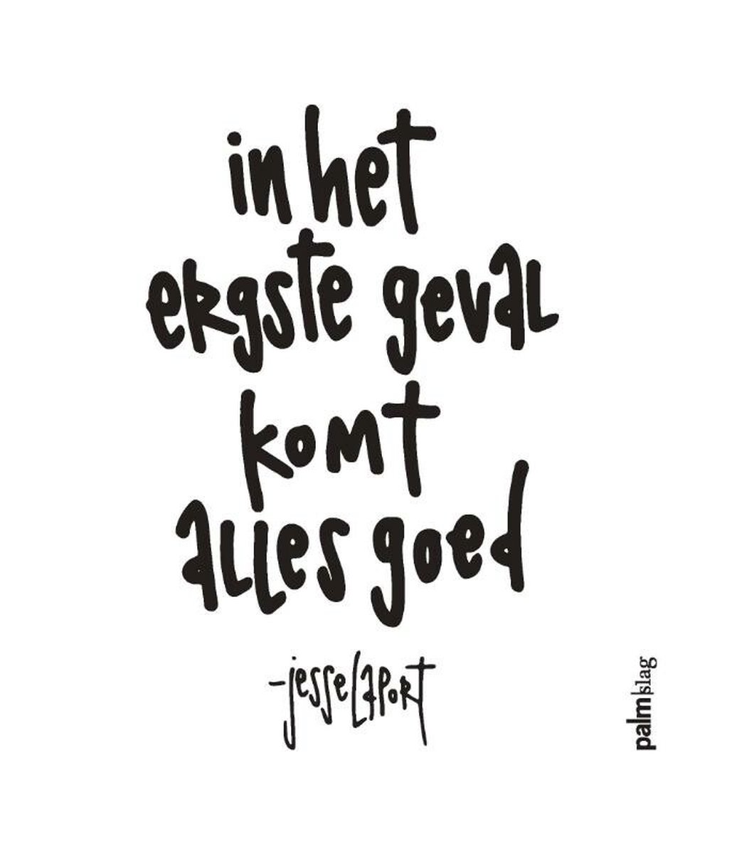 In het ergste geval komt alles goed – Jesse Laport