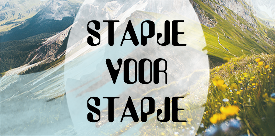 Quote stapje voor stapje