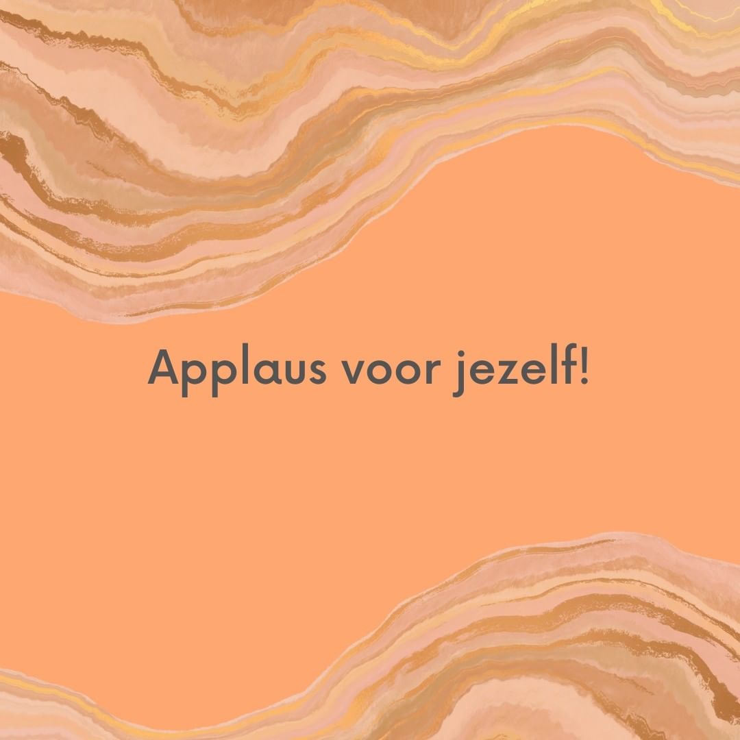 Oefening: Applaus voor jezelf!