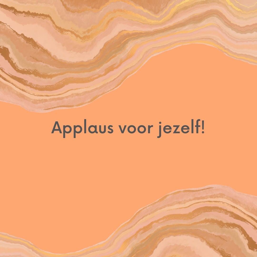 Oefening: Applaus voor jezelf!