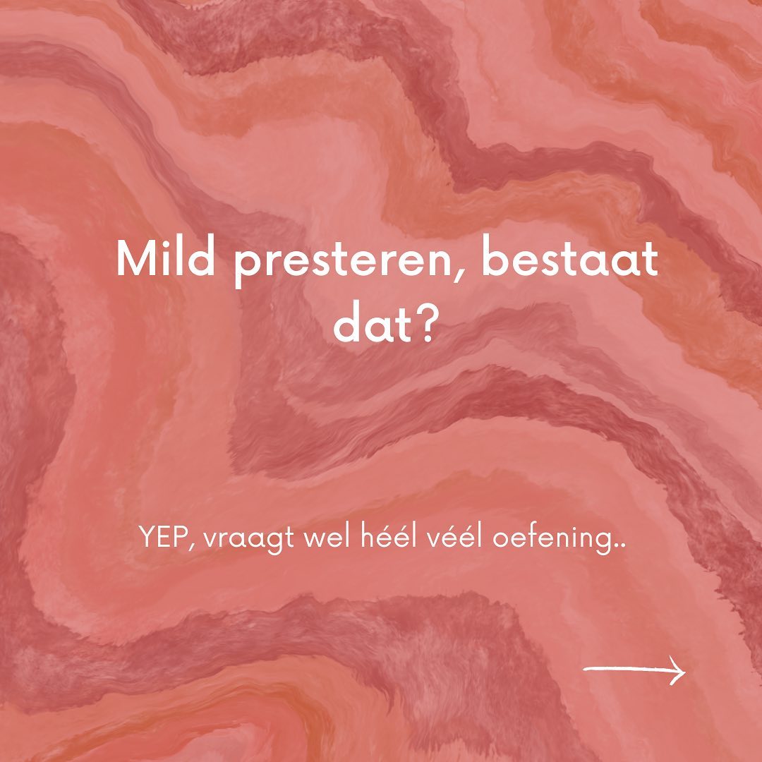 Mild presteren, bestaat dat?