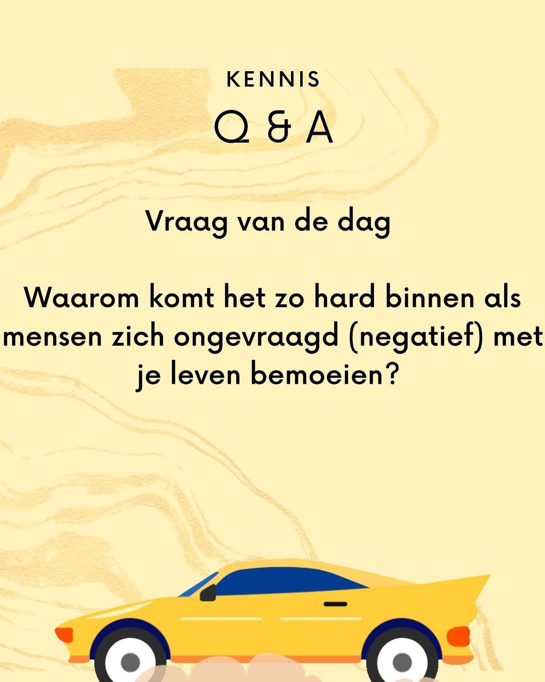 Hoe kan ik omgaan met negatieve bemoeienis?