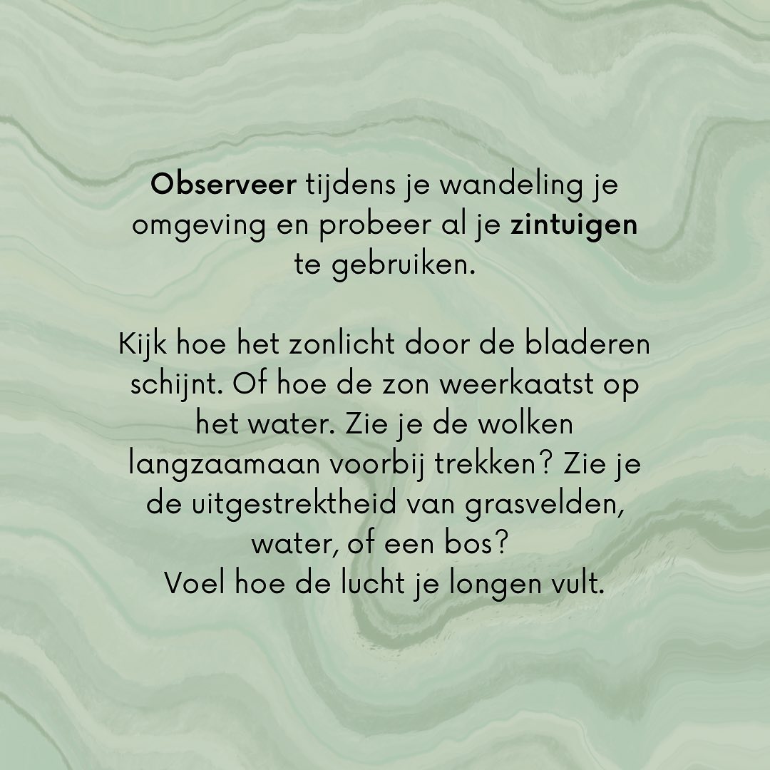 Mindfulness - Observeer en gebruik je zintuigen