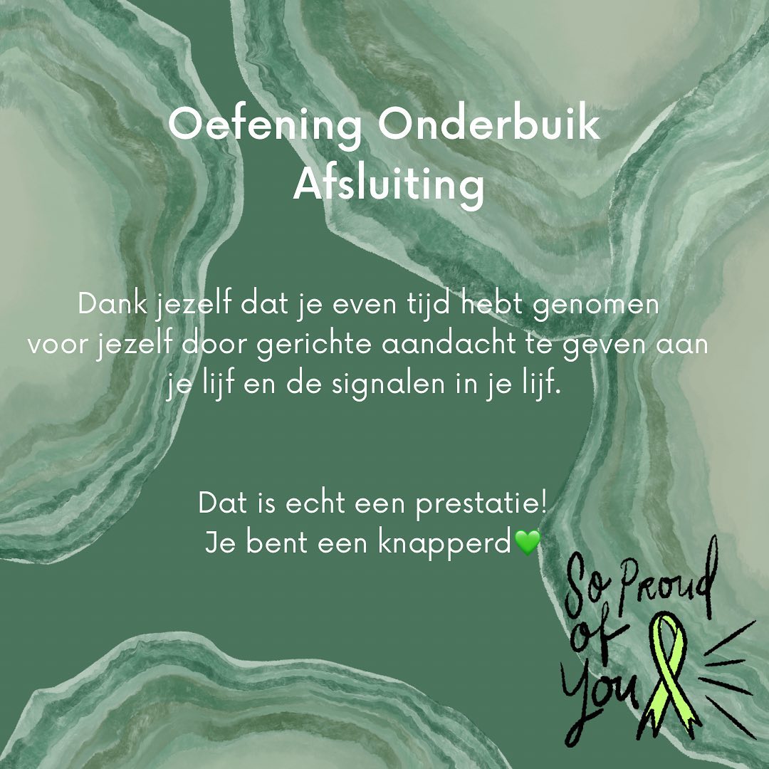 Oefening onderbuik afsluiting - Mindfulness/ schematherapie