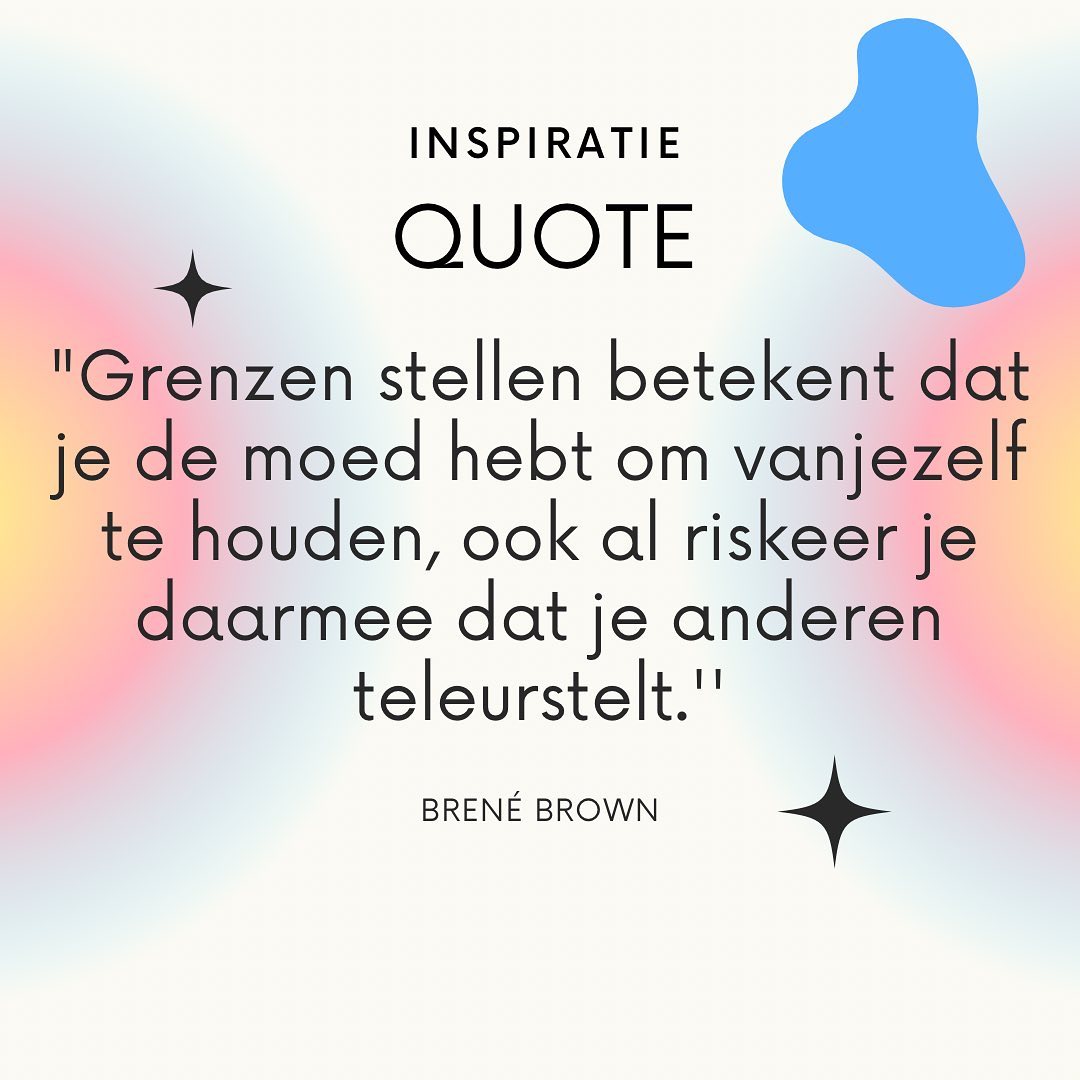 Quote Grenzen stellen - Brené Brown