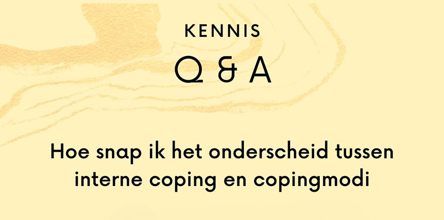 Wat is het verschil tussen interne coping en copingmodi?