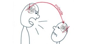 In haar jeugd werd Mia het doelwit van haar vader die projectie gebruikte om haar klein te houden. In deze blog lees je meer over projectie.