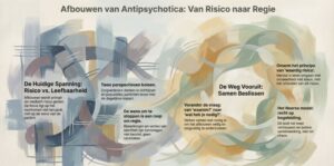 Op een dag ontstaat de wens om te stoppen met medicatie. Dan begint het echte probleem. Niet het stoppen zelf, maar de reactie erop.