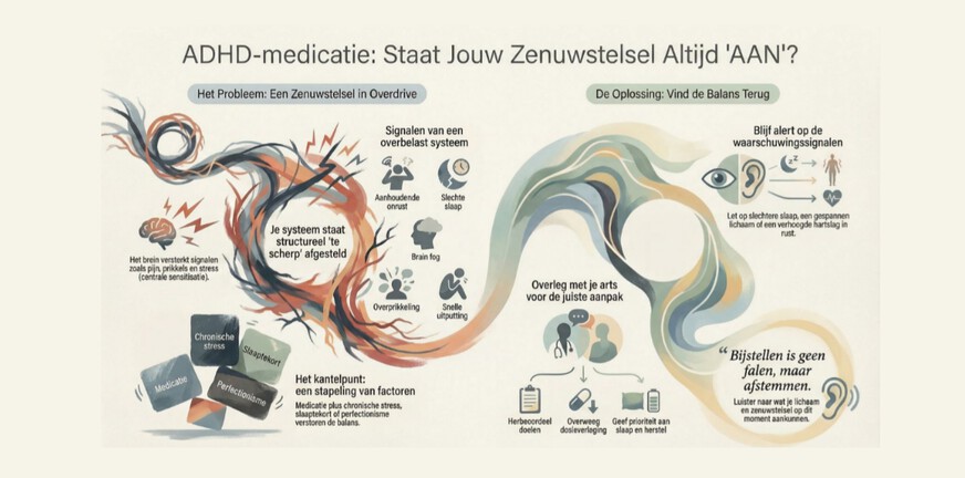 ADHD medicatie en een zenuwstelsel dat niet meer uitgaat