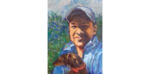 Haar creativiteit heeft een helende werking tijdens haar herstel en rouw. Ze deelt hoe ze haar emoties omzet in een portret van haar zoon.