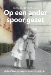 In Op een ander spoor gezet beschrijft Vanda Borgart de Crasto haar levensverhaal, waarin een moeilijke jeugd centraal staat.