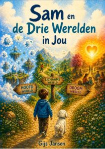 In het boek Sam en de drie werelden in jou leert Sam nieuwe lessen, maar bovenal ontdekt hij hoe belangrijk het is om zichzelf te accepteren.